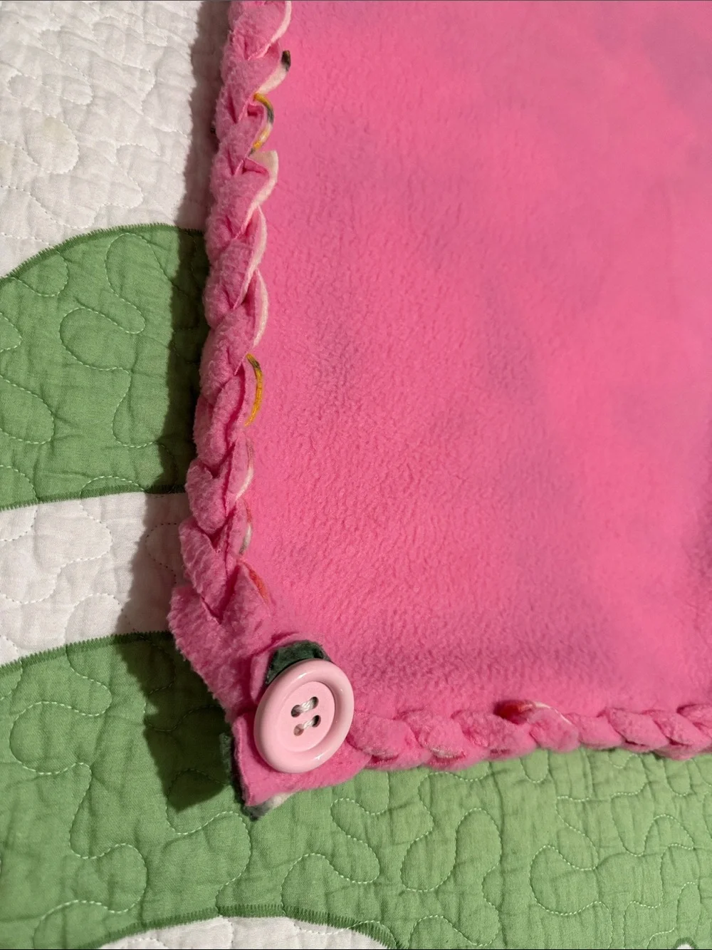 “Little Deer” Tourmaline infused Blanket Deer,fox & Floral patterns Fleece 53x53